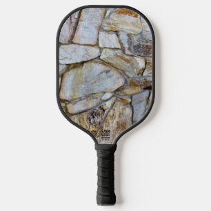 Raquette De Pickleball Photographie de la texture réaliste de la paroi ro