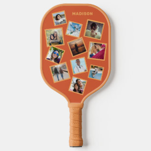 Raquette De Pickleball Photos personnalisées, nom et couleur pickleball p