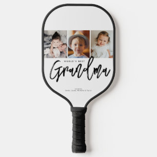 Raquette De Pickleball Photos personnalisés Meilleure grand-mère du monde