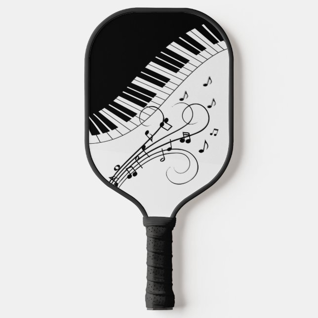 Raquette De Pickleball Piano Keyboard Music Design (Recto)