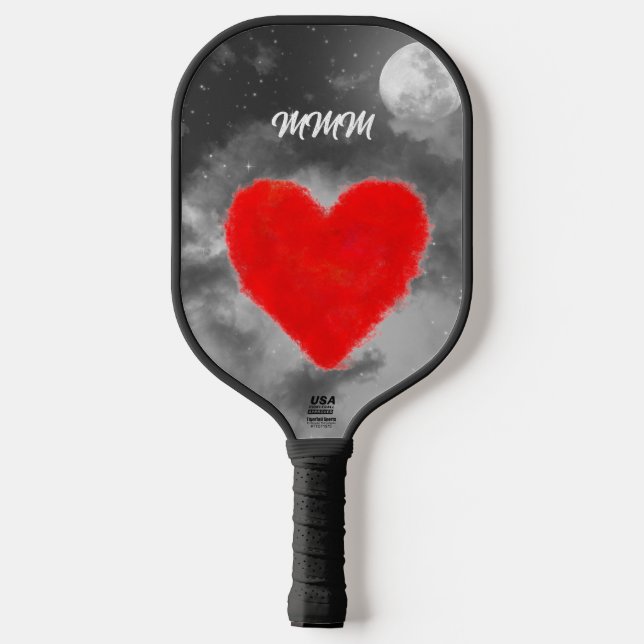 RAQUETTE DE PICKLEBALL PICKLE BALL PADLE CONCEPTION PERSONNALISÉE ANGE VI (Verso)