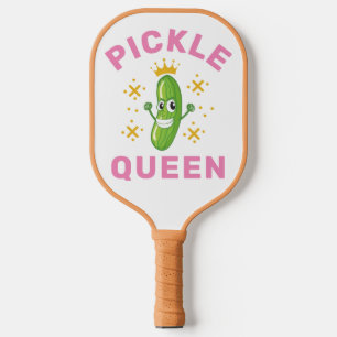Raquette De Pickleball Pickle Queen Pink Typographie Accessoires sportifs