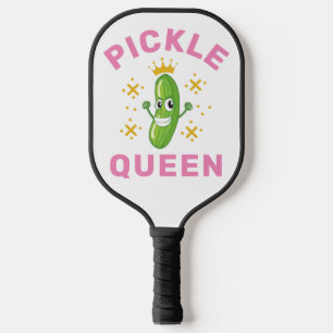 Raquette De Pickleball Pickle Queen Pink Typographie Accessoires sportifs