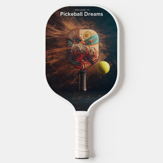 Raquette De Pickleball Pickleball Energy Swirl - Poster de mouvement Abst (Recto)
