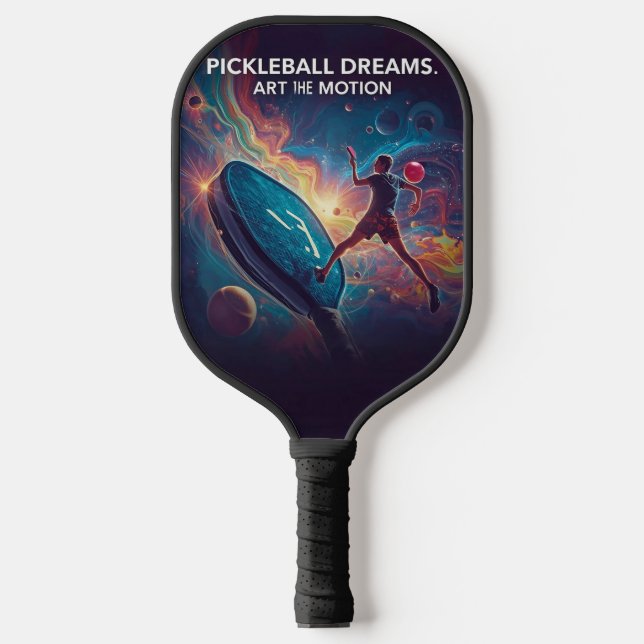 Raquette De Pickleball Pickleball Energy Swirl - Poster de mouvement Abst (Recto)