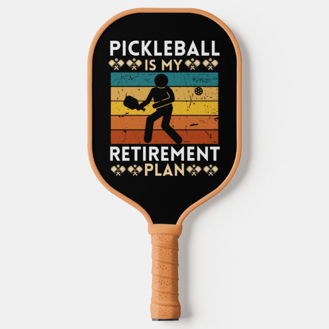 Raquette De Pickleball Pickleball est mon régime de retraite (Recto)