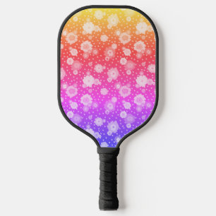 Raquette De Pickleball Pickleball extérieur Fleur colorée Floral
