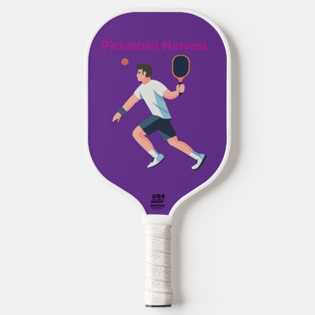 Raquette De Pickleball Pickleball Harvest – Athletic Player Paddle Design (Recto)