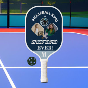 Raquette De Pickleball Pickleball King et Best Dad Ever 3 Grille photo