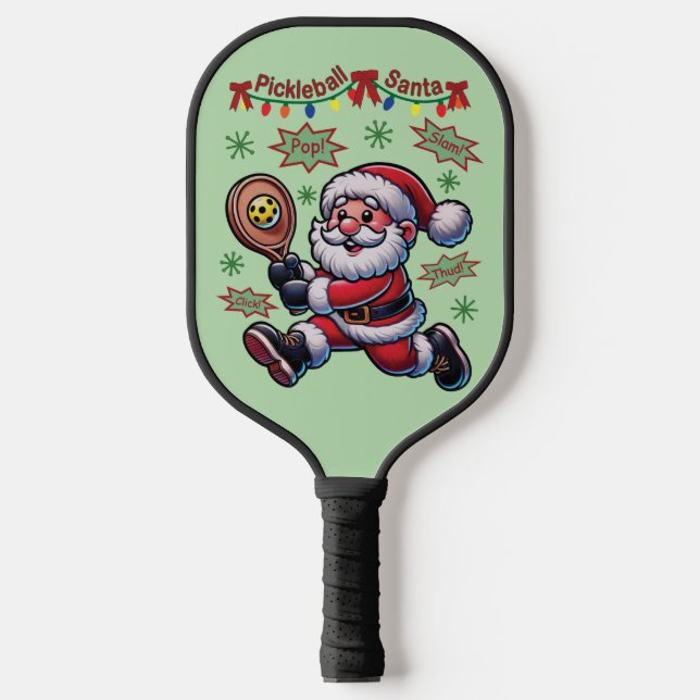 Raquette De Pickleball Pickleball Noël du Père Noël (Recto)