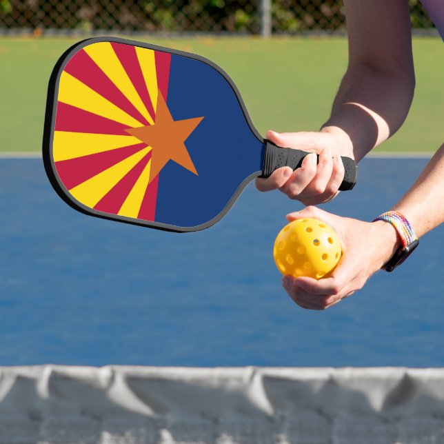 Raquette De Pickleball Pickleball Paddle avec le drapeau de l'Arizona, Ét (Insitu)