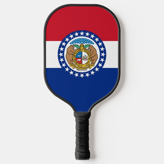 Raquette De Pickleball Pickleball Paddle avec le drapeau du Missouri, USA (Recto)