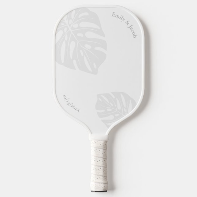 Raquette De Pickleball Pickleball Paddle Classique Tropical Palm Leaf (Recto)