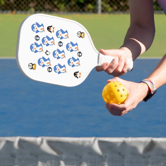 Raquette De Pickleball Pickleball Paddle Cute Penguins (Insitu)