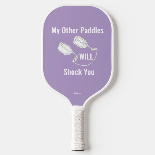 Raquette De Pickleball Pickleball Paddle Défibrillateur_Purple (Recto)