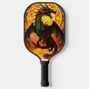Raquette De Pickleball Pickleball Paddle Dragon's Fury : Dragon Print Pic