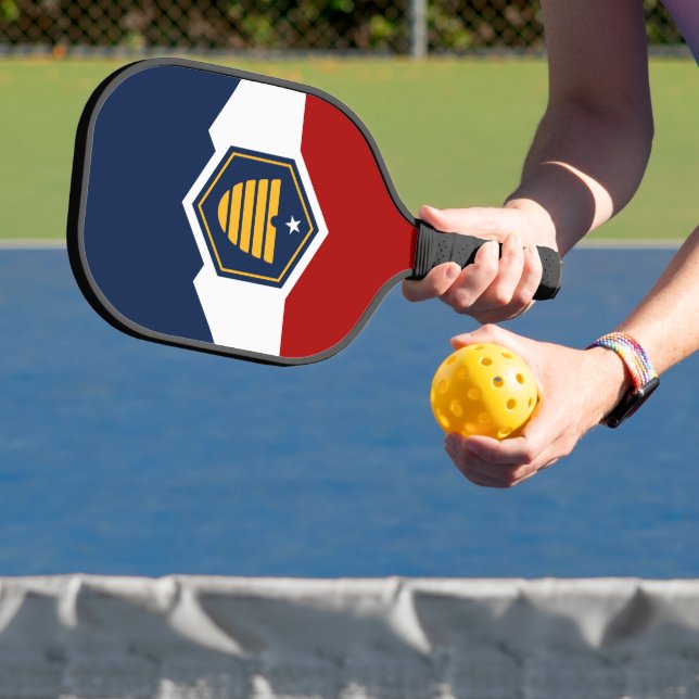 Raquette De Pickleball Pickleball Paddle with new flag of Utah (Insitu)