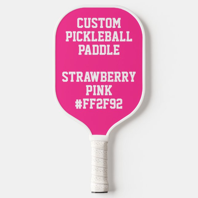 Raquette De Pickleball PICKLEBALL personnalisé - ROSE (Recto)