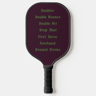 Raquette De Pickleball Pickleball Phrases Discours Et Mots