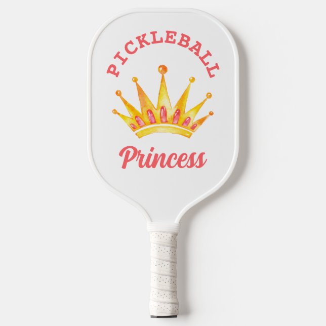 Raquette De Pickleball Pickleball Rose Gold Princess Crown (Recto)