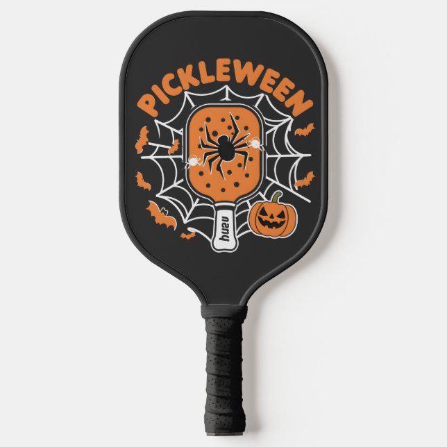 Raquette De Pickleball Pickleween Funny Éffrayant Halloween Pickleball Sp (Recto)