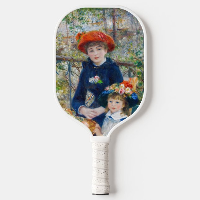 Raquette De Pickleball Pierre-Auguste Renoir - Deux soeurs sur la terrass (Recto)