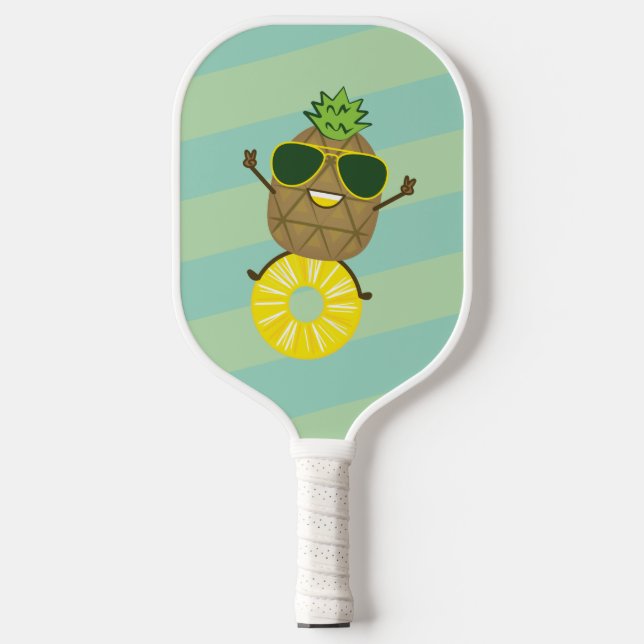Raquette de Pickleball | Pineapple Good Vibes Trop (Recto)