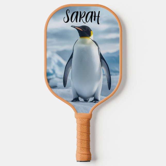 Raquette de Pickleball Pingouin Personnalisée (Recto)