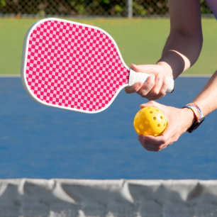 Raquette De Pickleball Pink Combination Classic Checkerboard par STaylor