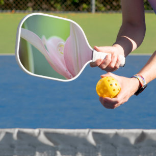 Raquette De Pickleball Pink Lily par Shirley Taylor