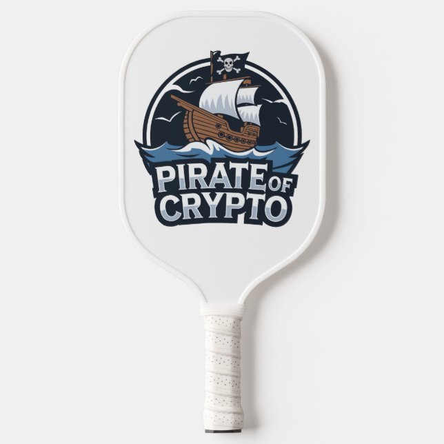 Raquette De Pickleball Pirate de Crypto (Recto)