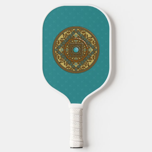 Raquette De Pickleball Pisces Mandala (Recto)