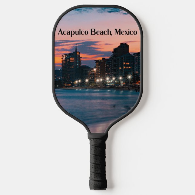 Raquette De Pickleball Plage d'Acapulco, Mexique (Recto)