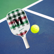 Plaids Preppy Colors Personnalisé Monogramme & Nom