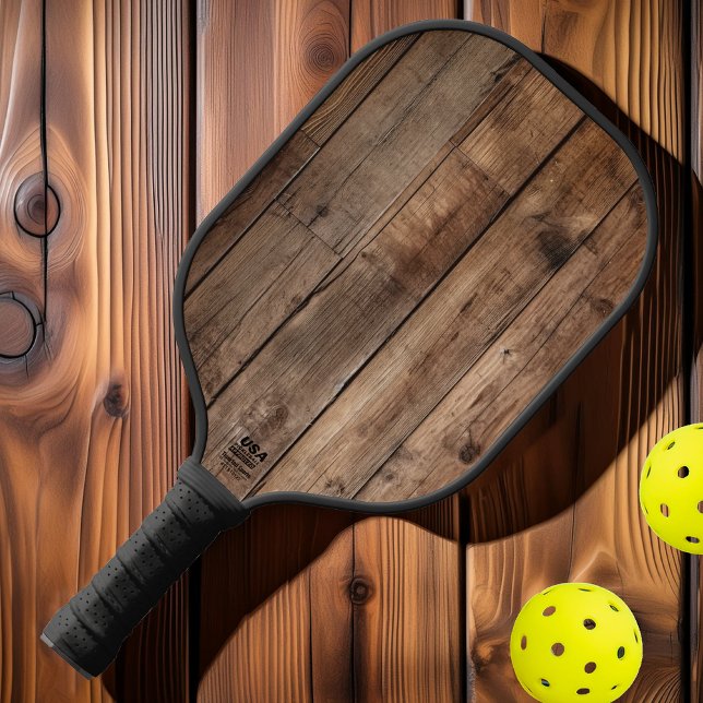 Raquette De Pickleball Planches de plancher de grange (Créateur téléchargé)