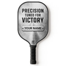 Plaque de pickleball personnalisée en acier brossé