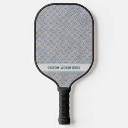 Raquette De Pickleball Plaque métallique avec mots personnalisés