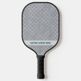 Raquette De Pickleball Plaque métallique avec mots personnalisés