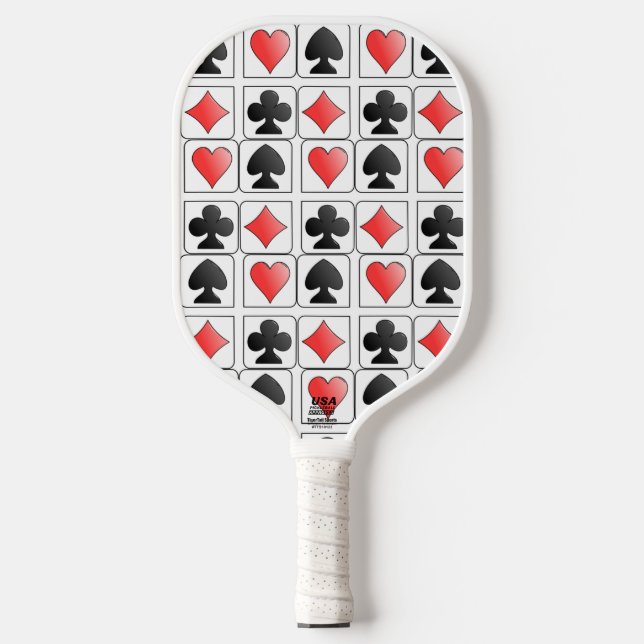 Raquette De Pickleball "Plateau de cartes" (Recto)