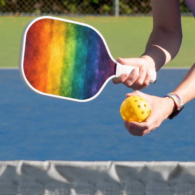 Raquette De Pickleball Plus de fierté moins de préjugés Mois de la fierté (Insitu)