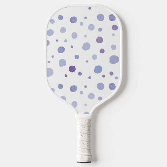 Raquette De Pickleball pois peint à la main (Recto)