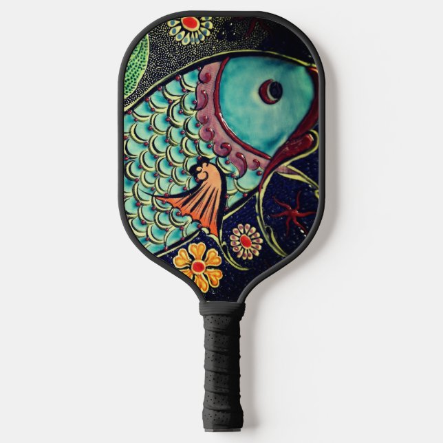 Raquette De Pickleball Poisson décoratif Mosaic Koi Design (Recto)
