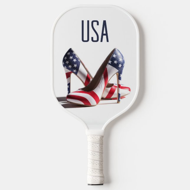 Raquette De Pickleball Pompes à drapeau américain (Recto)