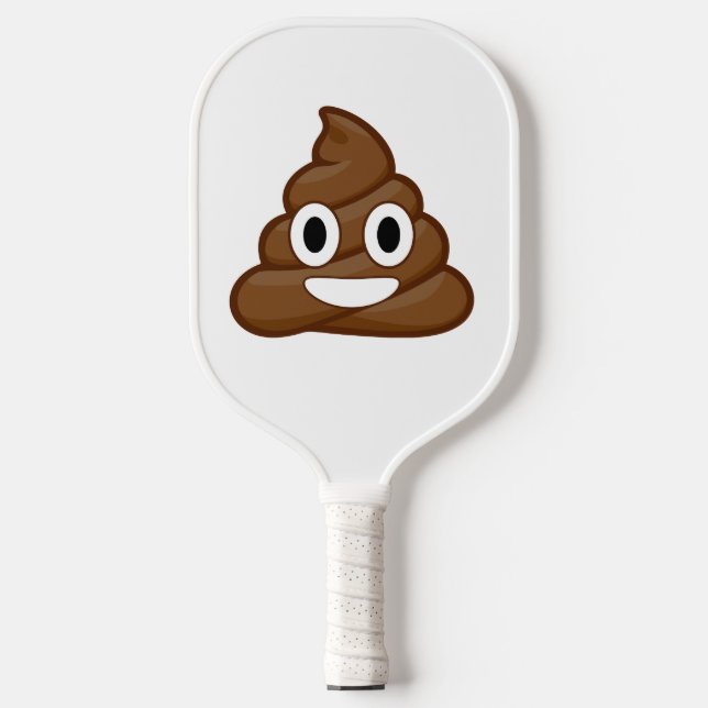 Raquette De Pickleball poop emoji (Recto)