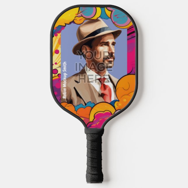 Raquette De Pickleball Pop Culture Customisée Photo Pickleball Paddles (Recto)