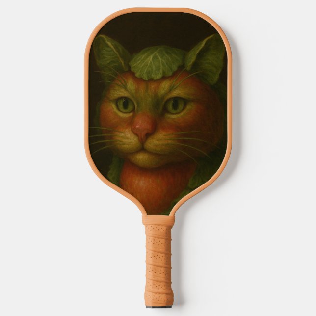 Raquette De Pickleball Portrait de chat Renaissance (Recto)
