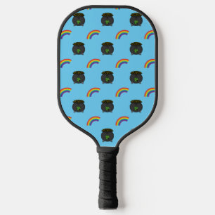 Raquette De Pickleball Pot de dessin en or arc-en-ciel