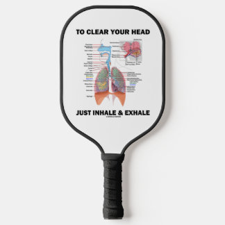 Raquette De Pickleball Pour Effacer Votre Tête Juste Inhaler Et Exhale Re