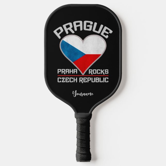 Raquette De Pickleball Prague / Praha custom name (Recto)