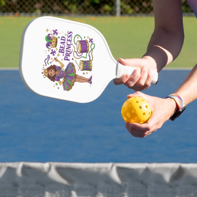 Raquette De Pickleball Princesse de Perles - Mardi Gras (Insitu)